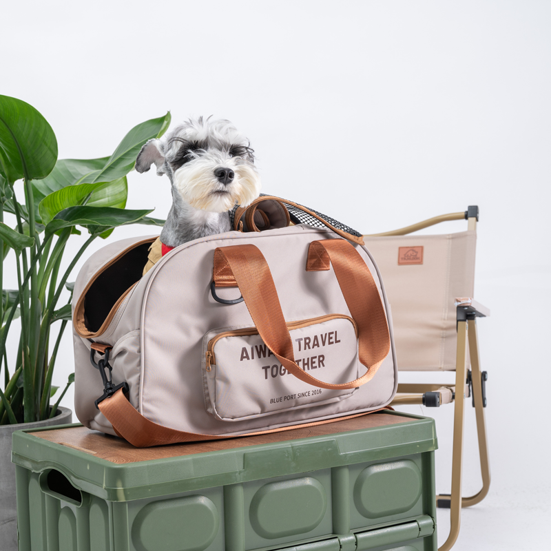 23 Autumn and Winter Season Soft-Sided Small Dog or Cat Carrier, Airline Approved Pet Carrier with Storage Pockets