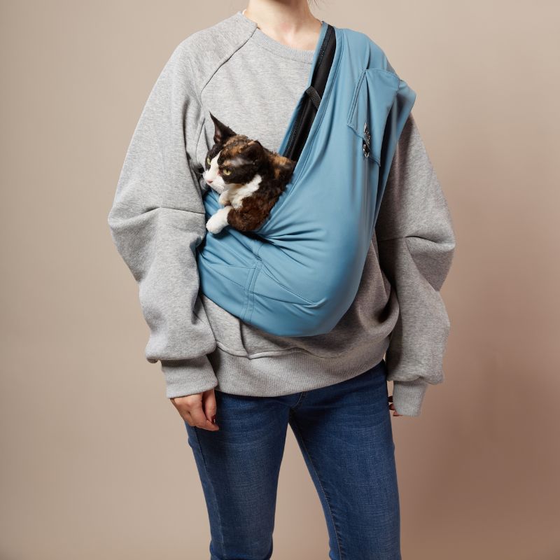 23 Spring and Summer Season Dog and Cat Sling Carrier – Hands Free Pet Papoose Bag – Suitable for Puppy, Small Dogs, and Cats for Outdoor Travel