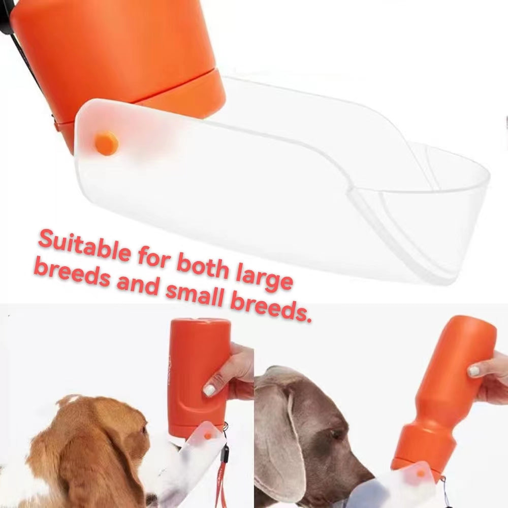 Portable Dog Water Bottle-Puppy Water Dispenser with Drinking Feeder