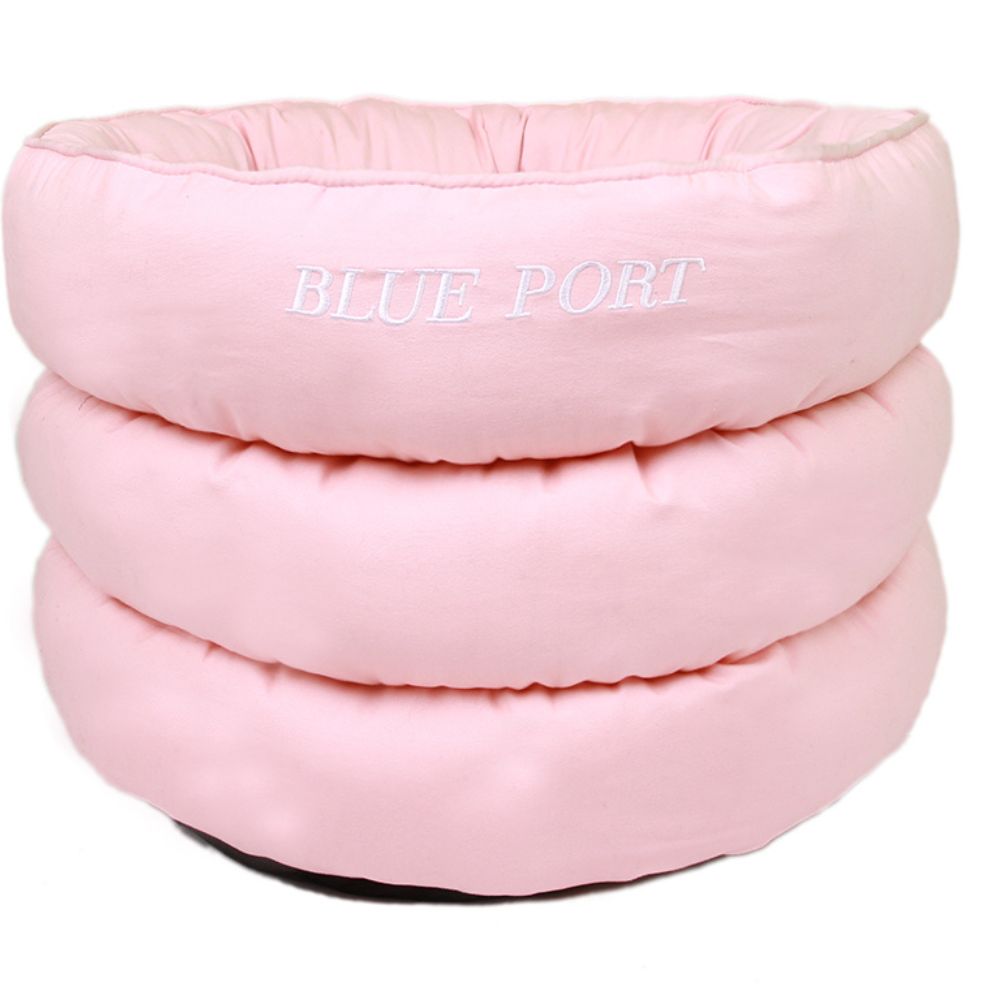 Blue Port Pink Pet Bed, Cozy Cat Bed, Toilet Shape, Super Soft and Warm