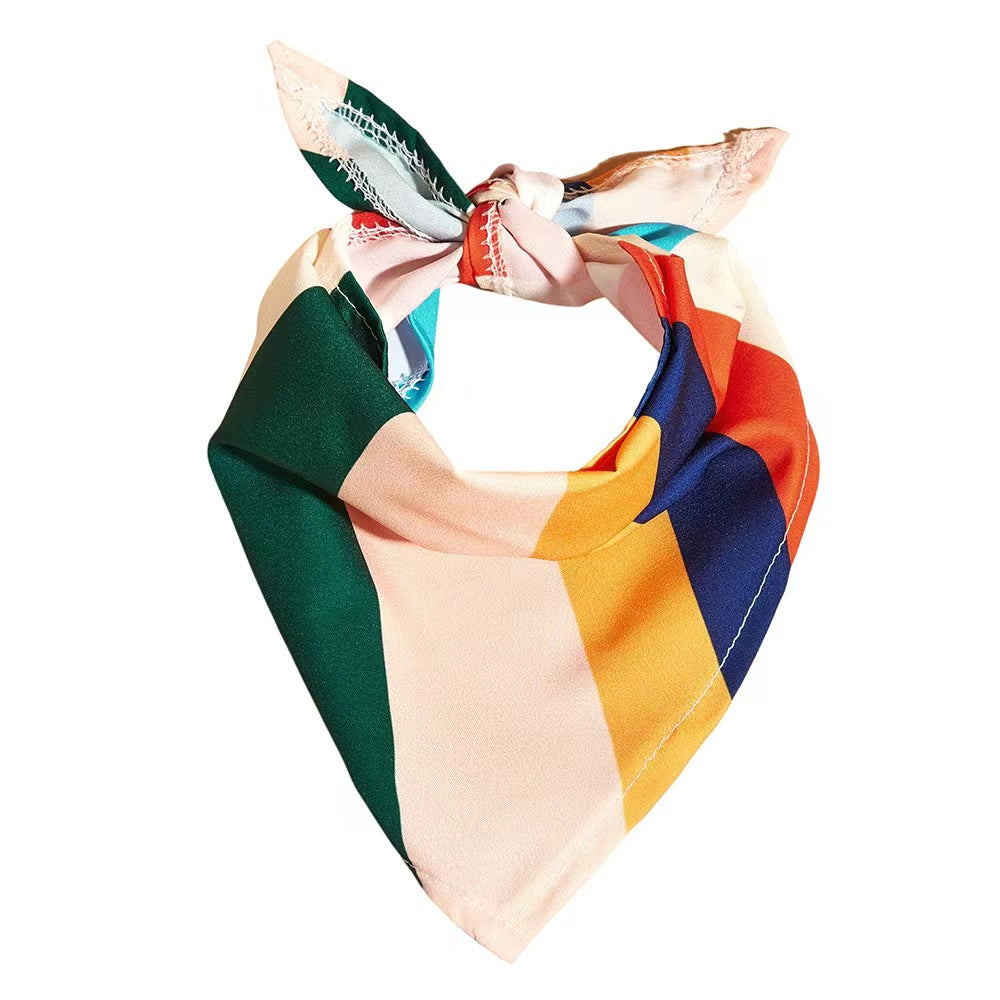 Dog /Cat Bandana Collar Scarf | for Dog, Puppy & Cat | Medium & Large Colorful Handkerchief