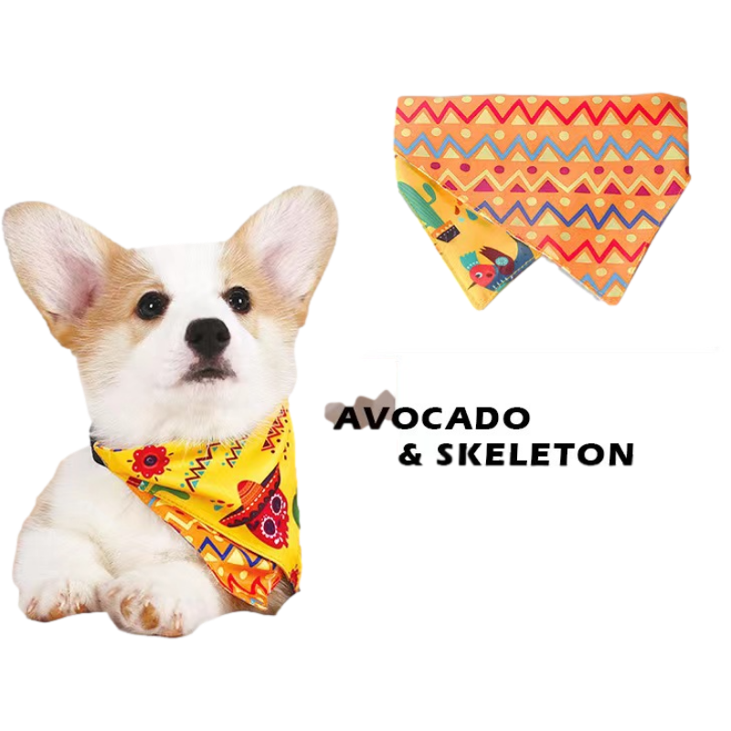 Reversible Adorable Bib Scarf - Perfect for Small to Large Dogs or Cats