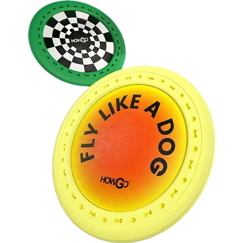 Durable Frisbee Dog Toys with Special Design of Food Grooves