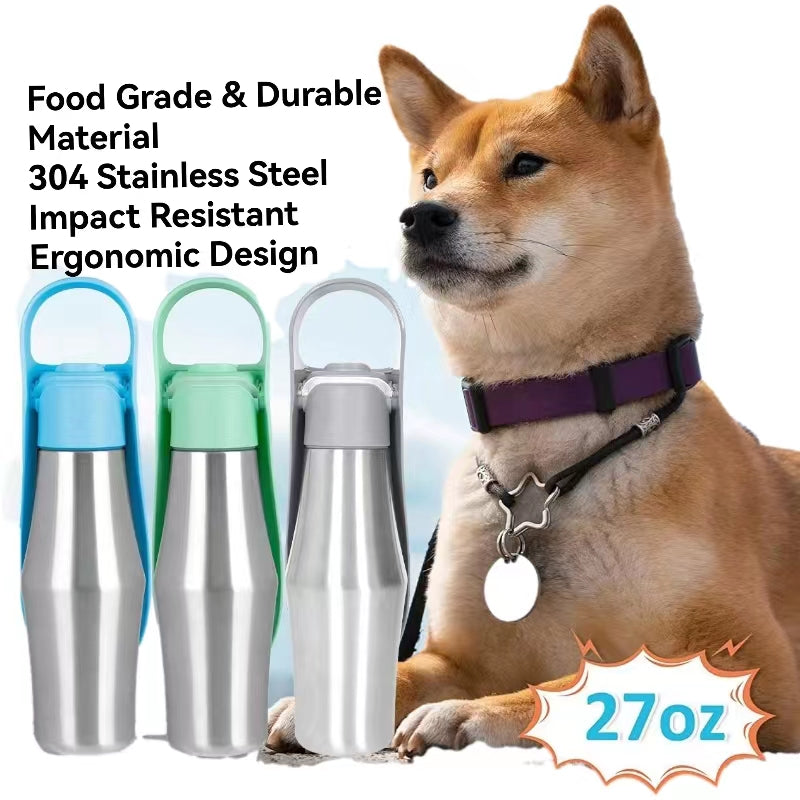 Dog Water Bottle-Portable Dog Water Bottle Dispenser