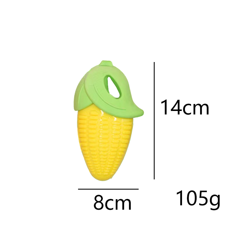 Squeaky Vegetable Shape Dog Toy, Food-safe TPR material. Interactive Dog Toy for Chew & Fetch