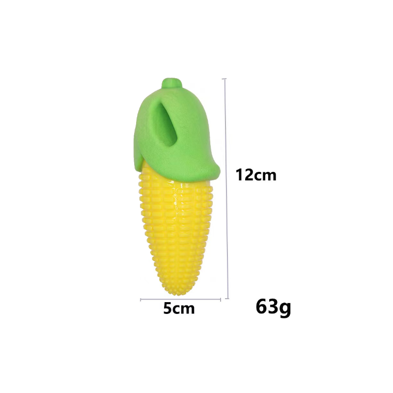 Squeaky Vegetable Shape Dog Toy, Food-safe TPR material. Interactive Dog Toy for Chew & Fetch