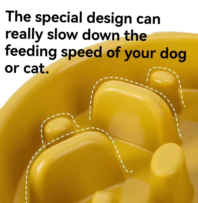 Slow Feeder Dog Bowl/ Cat Bowl, Fun Feeder Dog Bowl/Cat Bowl