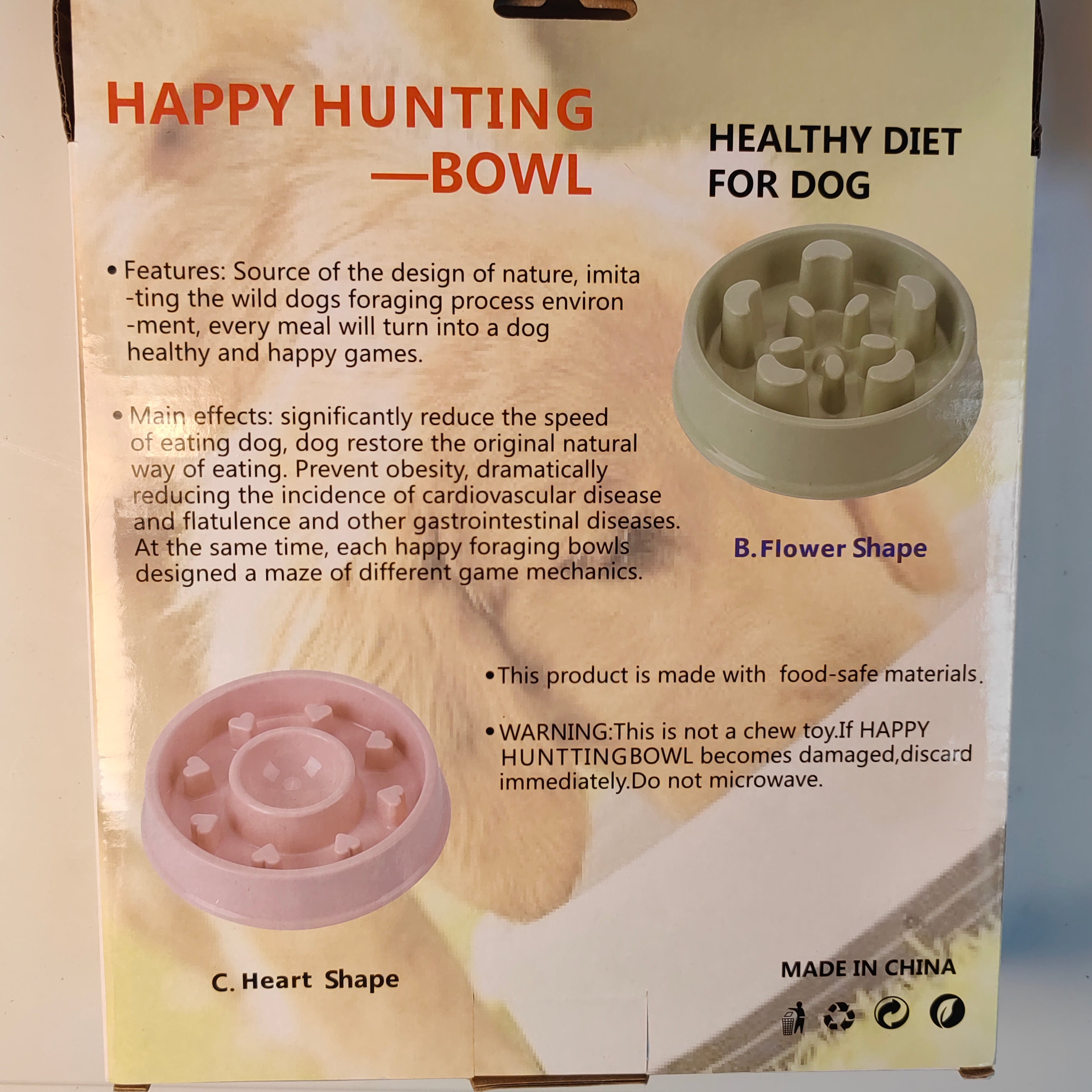 Slow Feeder Dog Bowl/ Cat Bowl, Fun Feeder Dog Bowl/Cat Bowl