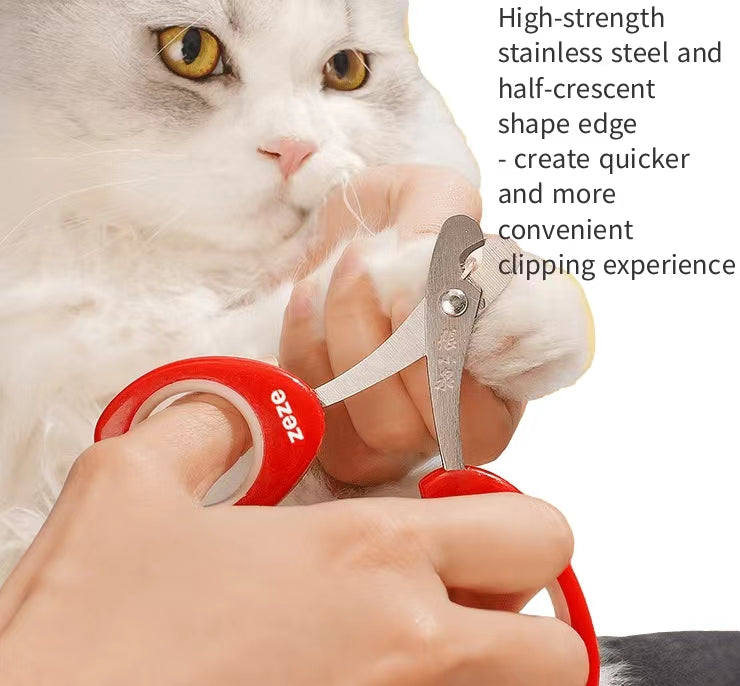 One-piece cast pet grooming shears tulip shears