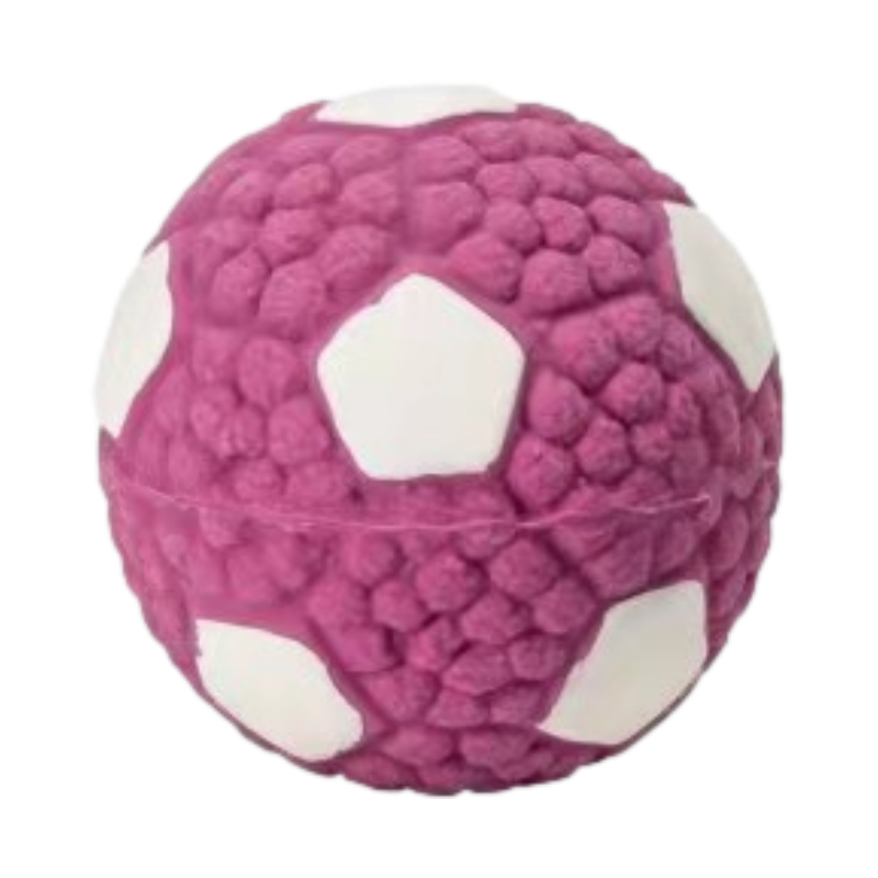 Squeaky Football Dog Toy, Latex Floating Dog Ball Toy for Interactive Chew & Fetch